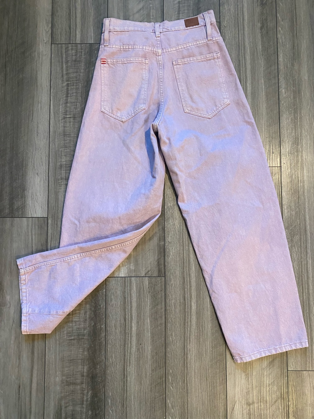 BDG Urban Outfitters Rih High Rise Extreme Baggy Lavender Denim Jeans 26 - Picture 4 of 7